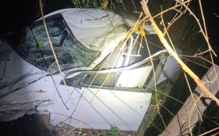 Acidente deixa duas pessoas feridas entre Castrinópolis e Santa Isabel
