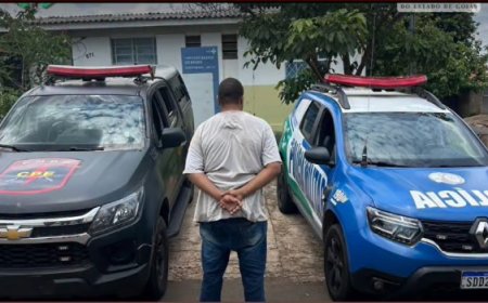 Foragido da justiça é recapturado em ação conjunta da CPE de Rialma e PM de Rubiataba