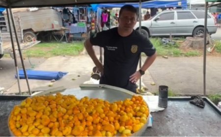 Delegado Humberto Teófilo flagra “golpe do falso litro de pequi” em feira em Goiás