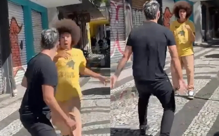 Vídeo: Deputado do PT troca socos com homem em rua de Curitiba