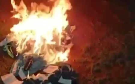 Torcedor queima coleção de camisas em desabafo após Goiás perder o acesso