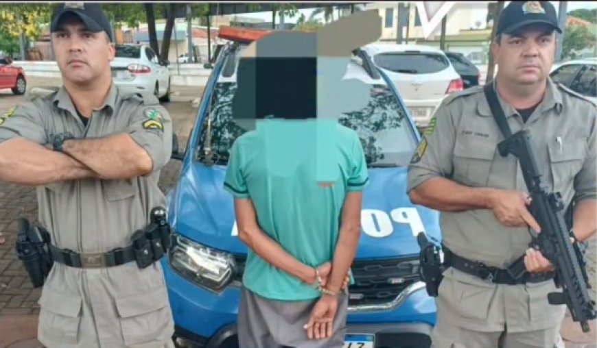 Polícia Militar captura foragido da justiça em Rubiataba