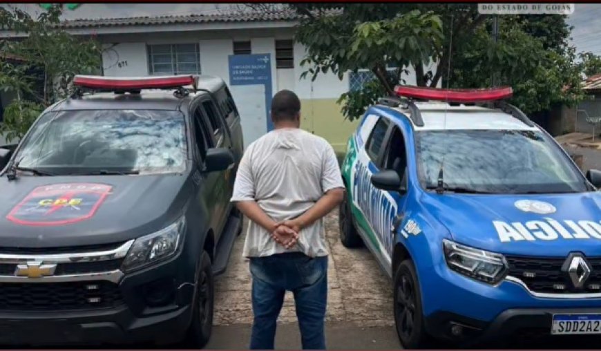 Foragido da justiça é recapturado em ação conjunta da CPE de Rialma e PM de Rubiataba