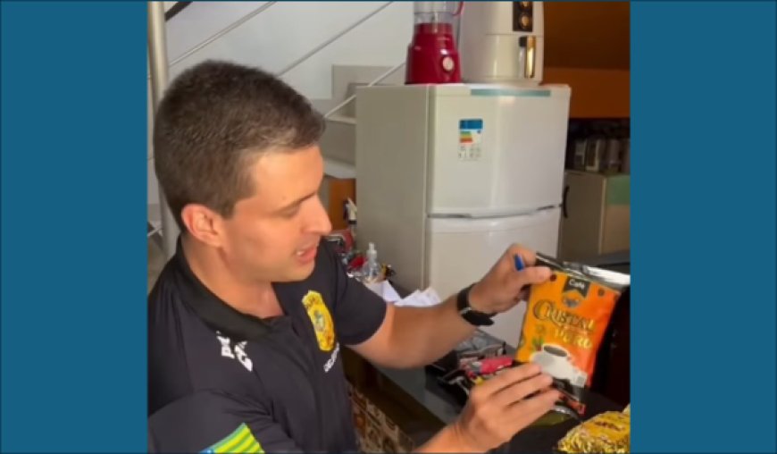 CAFÉ ADULTERADO! Depósito clandestino é flagrado com 4.500 kg de palha usada para falsificar produtos.