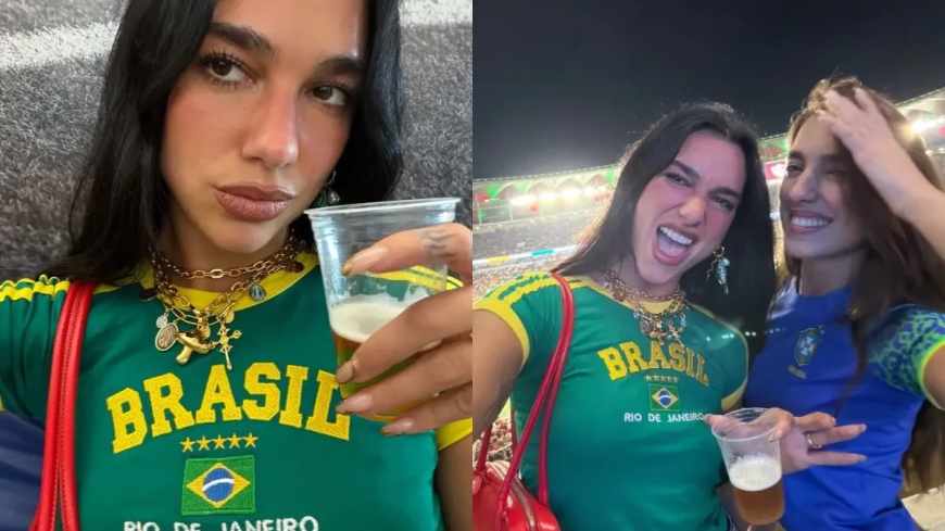 VEJA Dua Lipa encerra passagem pelo Brasil com publicação de fotos no Instagram: ‘Amei cada momento’