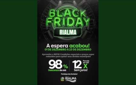 Prefeitura de Rialma lança Black Friday 2025 com descontos de até 98% e campanha IPTU Premiado