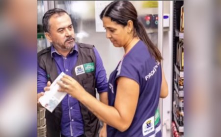 PROCON e Vigilância Sanitária recolhem produtos impróprios para consumo em supermercado de Jaraguá