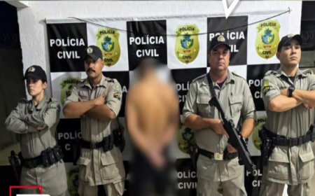 Agressor é preso em flagrante por lesão corporal em Rubiataba