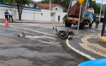 Jovem é transferido para o HCN em Uruaçu após colisão com caminhão em Ceres