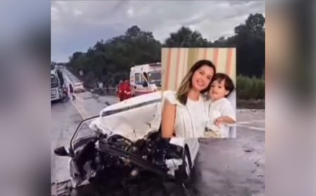 Acidente na br-153 mata mulher e filho de 3 anos, ela foi servidora pública em Ceres
