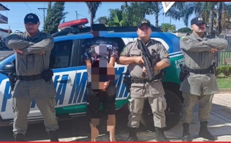 Foragido suspeito de roubo majorado é detido pela PM em Rialma