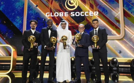 PSG supera Flamengo e vence o Globe Soccer Awards como melhor time do mundo; confira os premiados