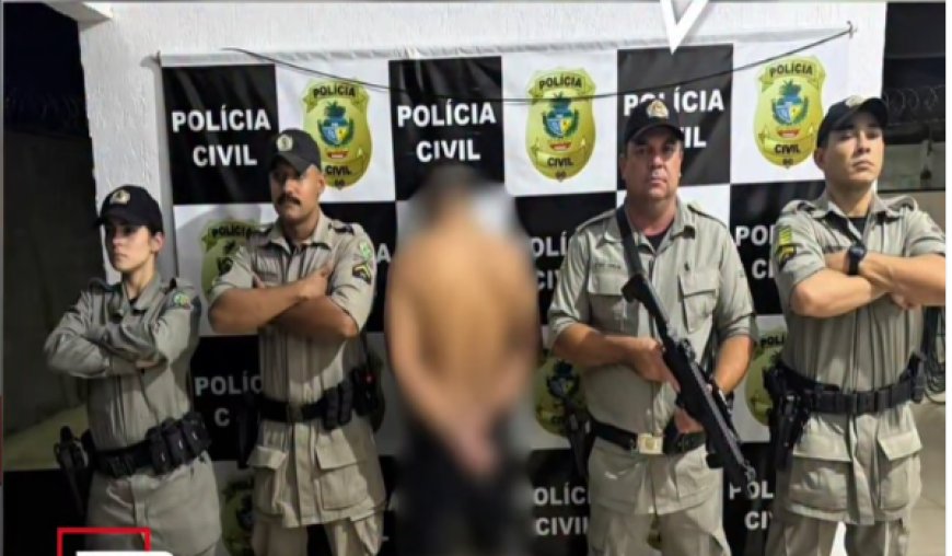 Agressor é preso em flagrante por lesão corporal em Rubiataba
