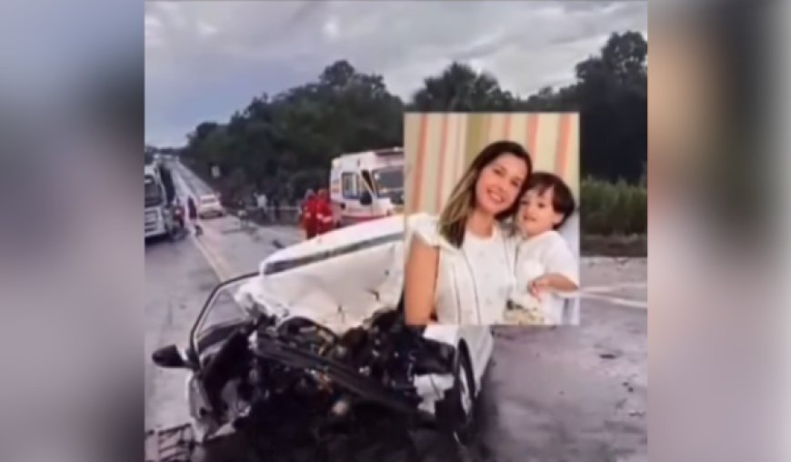 Acidente na br-153 mata mulher e filho de 3 anos, ela foi servidora pública em Ceres