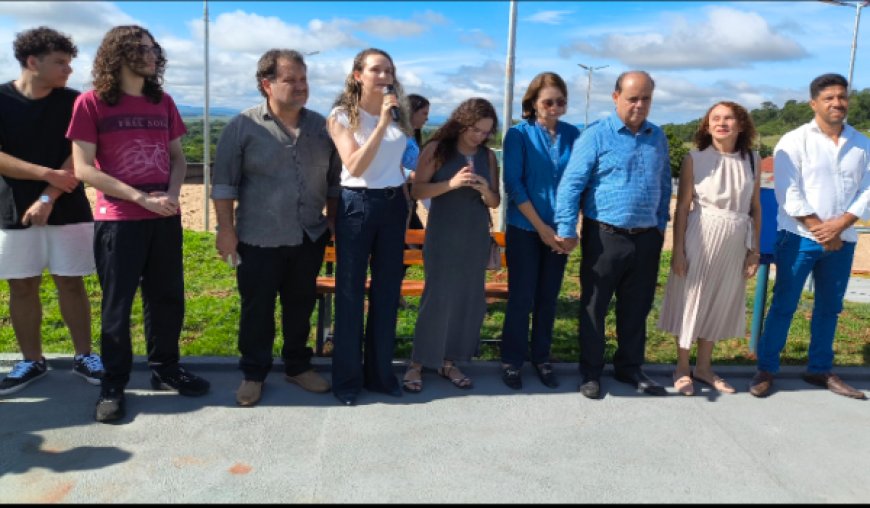 Praça Antônio Antunes de Menezes Filho é inaugurada no Setor Sara Ribeiro em Ceres