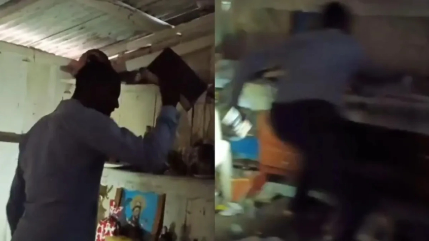 Pastor evangélico é investigado após invadir e destruir centro de Umbanda; vídeo