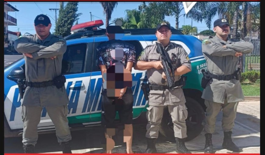 Foragido suspeito de roubo majorado é detido pela PM em Rialma