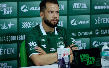 Novo reforço, Rodrigo Soares ressalta cobrança e ambição no Goiás