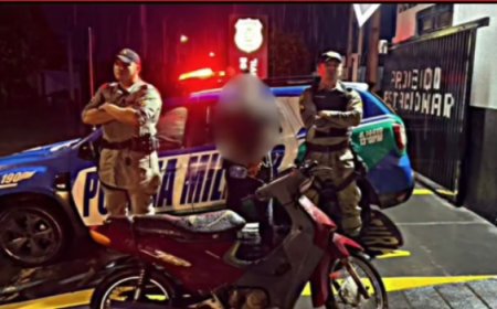 Polícia Militar prende suspeito e recupera motocicleta furtada em Nova Glória
