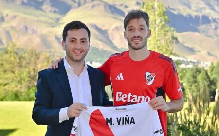River Plate acerta empréstimo de Viña, do Flamengo, e jogador é anunciado