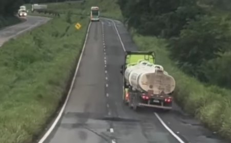 Trecho na GO-080 cede novamente e oferece risco em São Francisco de Goiás