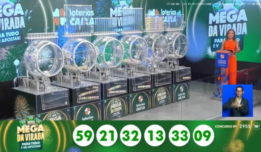Mega da Virada 2025: seis apostas dividem prêmio recorde de R$ 1,09 bilhão