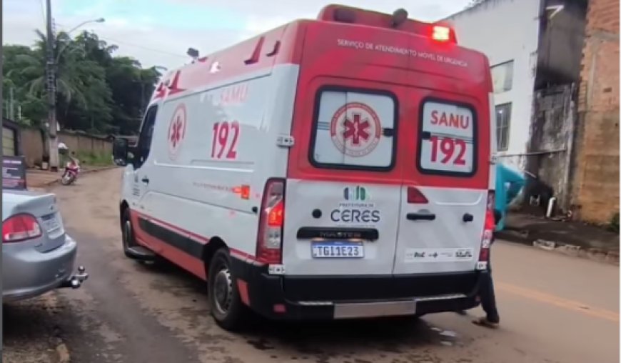 Colisão entre duas motos deixa mulher ferida no Jardim Bela Vista, em Ceres