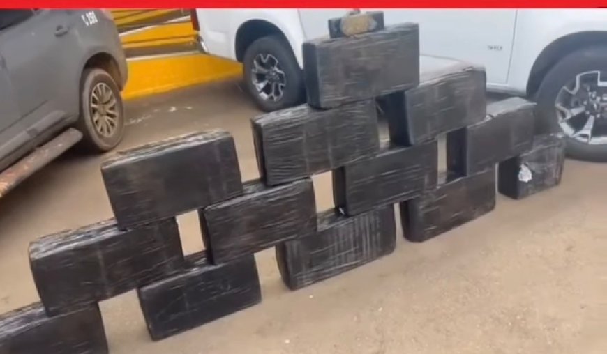 PRF apreende 320 kg de maconha após fuga na BR-153, em Morrinhos