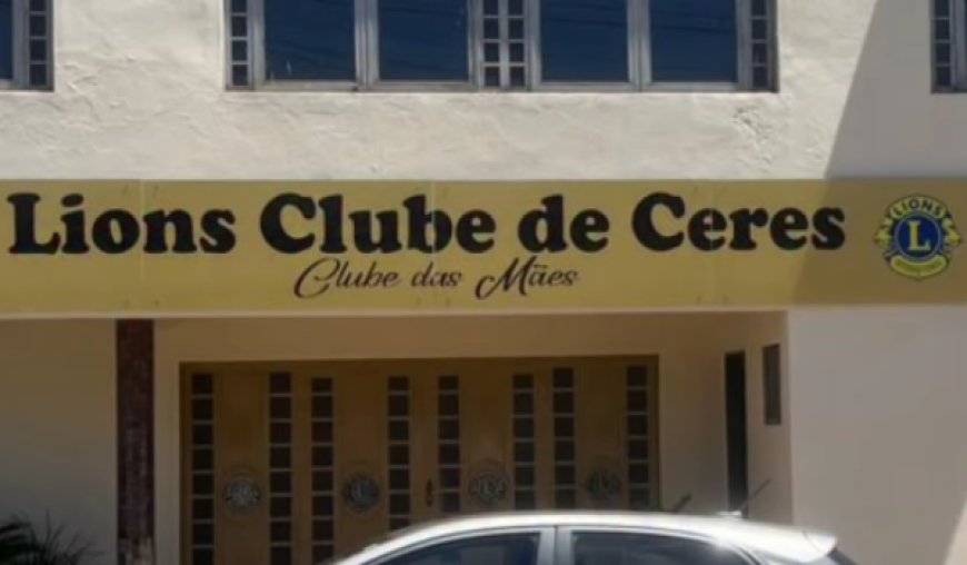 Criminosos invadem sede do Lions Clube de Ceres e furtam muitos objetos