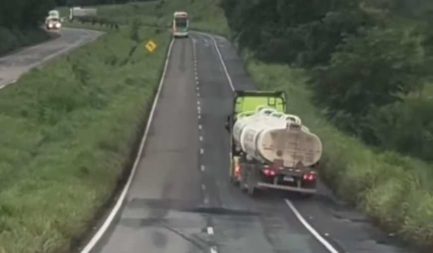 Trecho na GO-080 cede novamente e oferece risco em São Francisco de Goiás