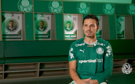 Raphael Veiga se despede do Palmeiras e é anunciado por novo clube: “Até breve”