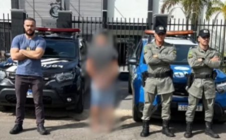 Foragido da justiça é preso e encaminhado a unidade prisional em Jaraguá