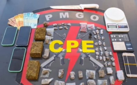 CPE de Rialma prende dois suspeitos de tráfico de drogas durante patrulhamento tático