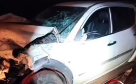 Acidente na BR-153 deixa quaro feridos, um em estado grave, em Rialma