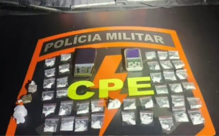 CPE apreende drogas e prende suspeito de tráfico em Itapuranga