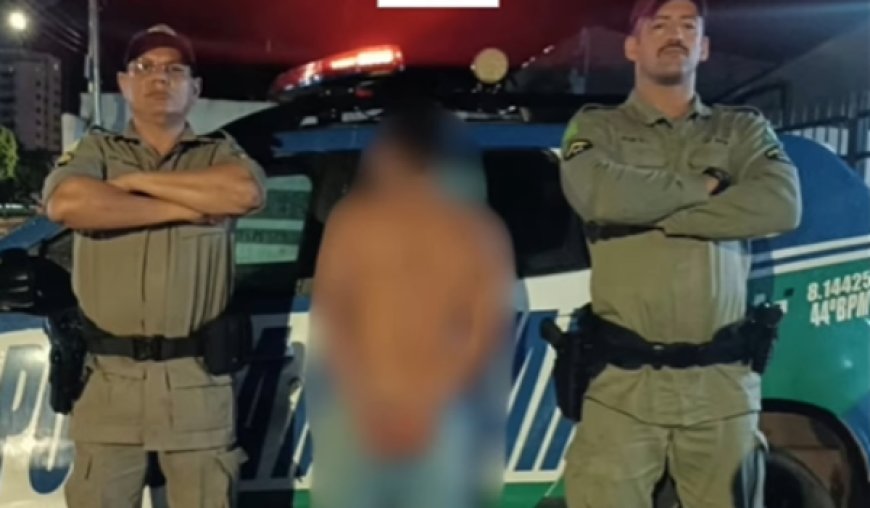 Homem é detido em flagrante após agressão no âmbito familiar em Ceres