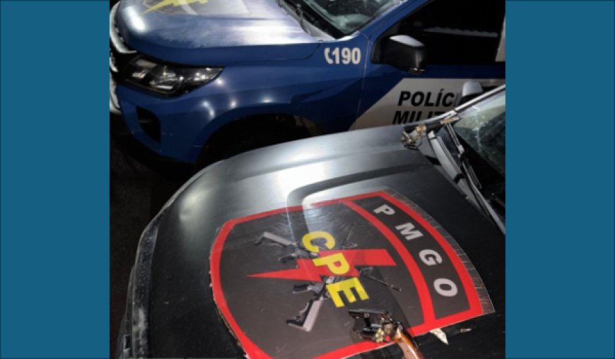 Foragido morre após confronto com equipes da CPE de Rialma e Força Tática em Crixás