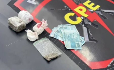 CPE de Rialma prende suspeito por tráfico de drogas em Hidrolina