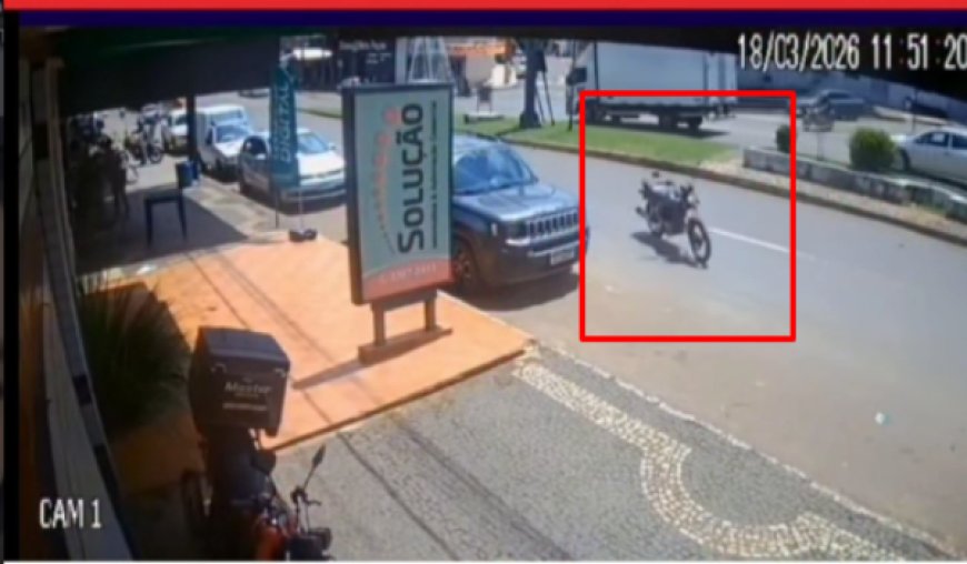 Motocicleta sem condutor é flagrada circulando sozinha em Rialma