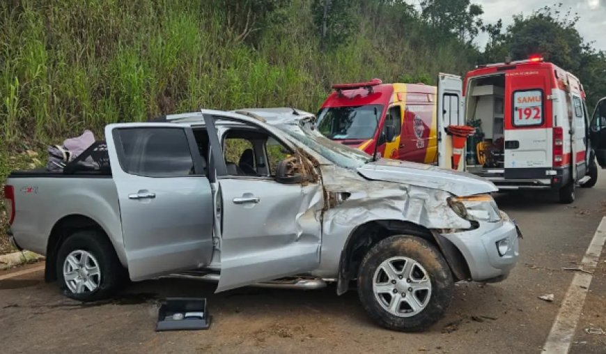 Idoso morre em acidente na BR-080 em Barro Alto
