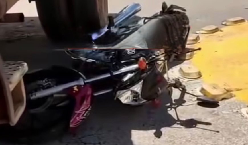 Colisão no centro de Goianésia termina com motociclista ferido