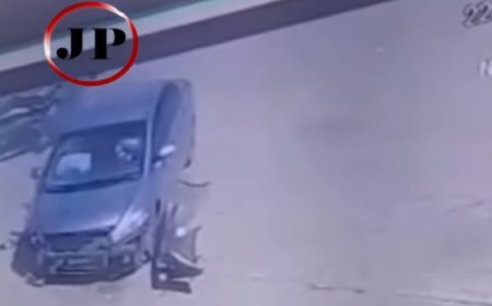 Batida na Bernardo Sayão é flagrada por câmeras de segurança em Rialma