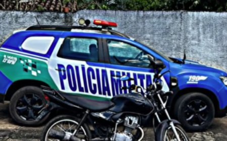 Polícia Militar localiza motocicleta com registro de furto/roubo em Guarinos