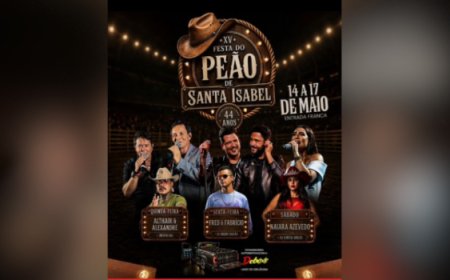 Santa Isabel se prepara para a 15ª Festa do Peão com entrada gratuita