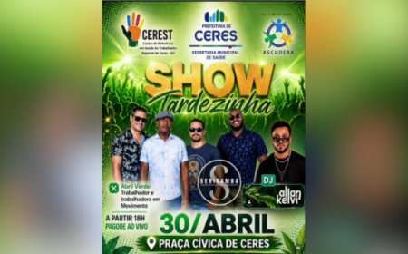 SHOW TARDEZINHA: Prefeitura realiza evento para comemorar o dia do Trabalhador