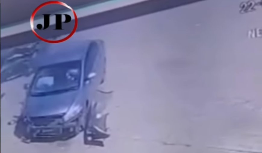 Batida na Bernardo Sayão é flagrada por câmeras de segurança em Rialma