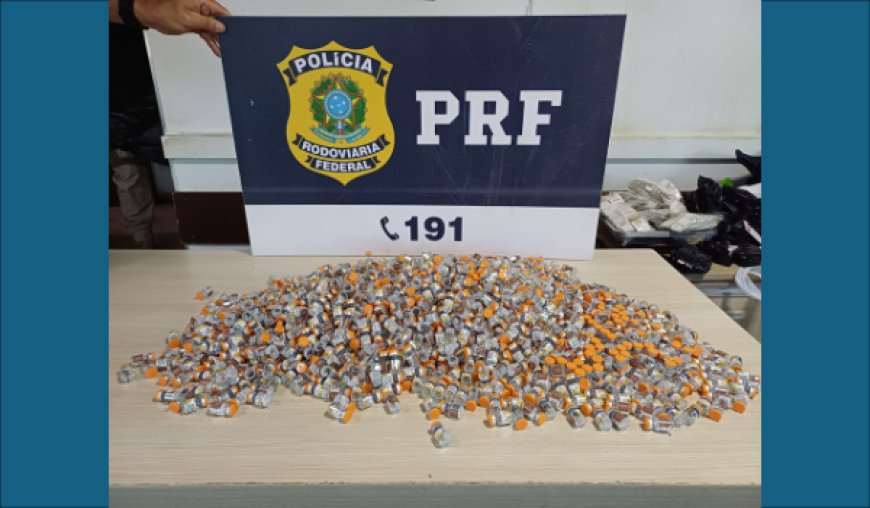 PRF realiza maior apreensão de medicamentos para emagrecimento em Goiás
