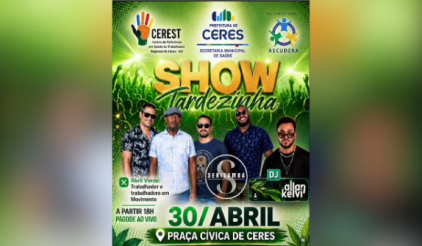 SHOW TARDEZINHA: Prefeitura realiza evento para comemorar o dia do Trabalhador