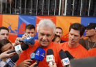 Caiado prevê derrota de Lula em 2026 durante Marcha para Jesus em Goiânia