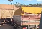 Colisão entre caminhões deixa motorista em estado gravíssimo em Aparecida de Goiânia